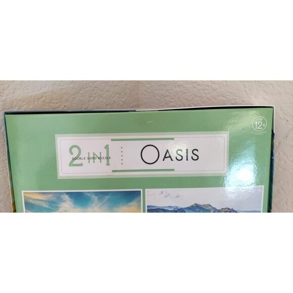 1000 Piece Double Sided Jigsaw Puzzle: Oasis. Brand New! - Picture 5 of 7